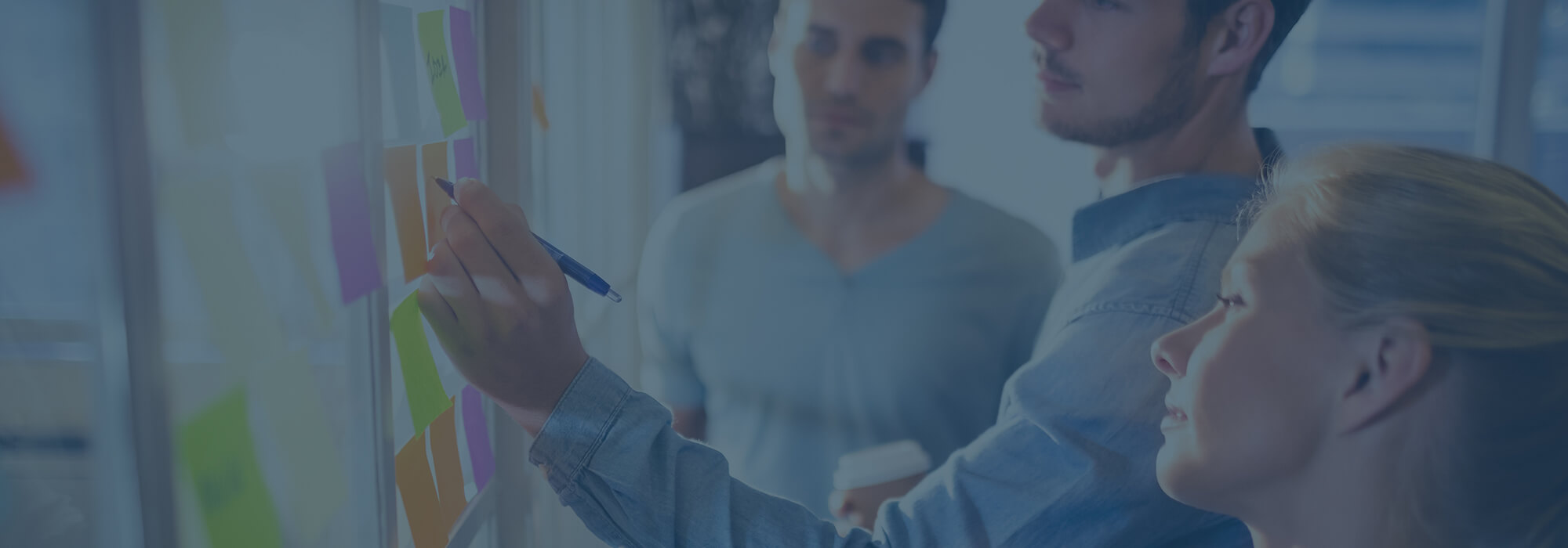 Recruitment consultants at work